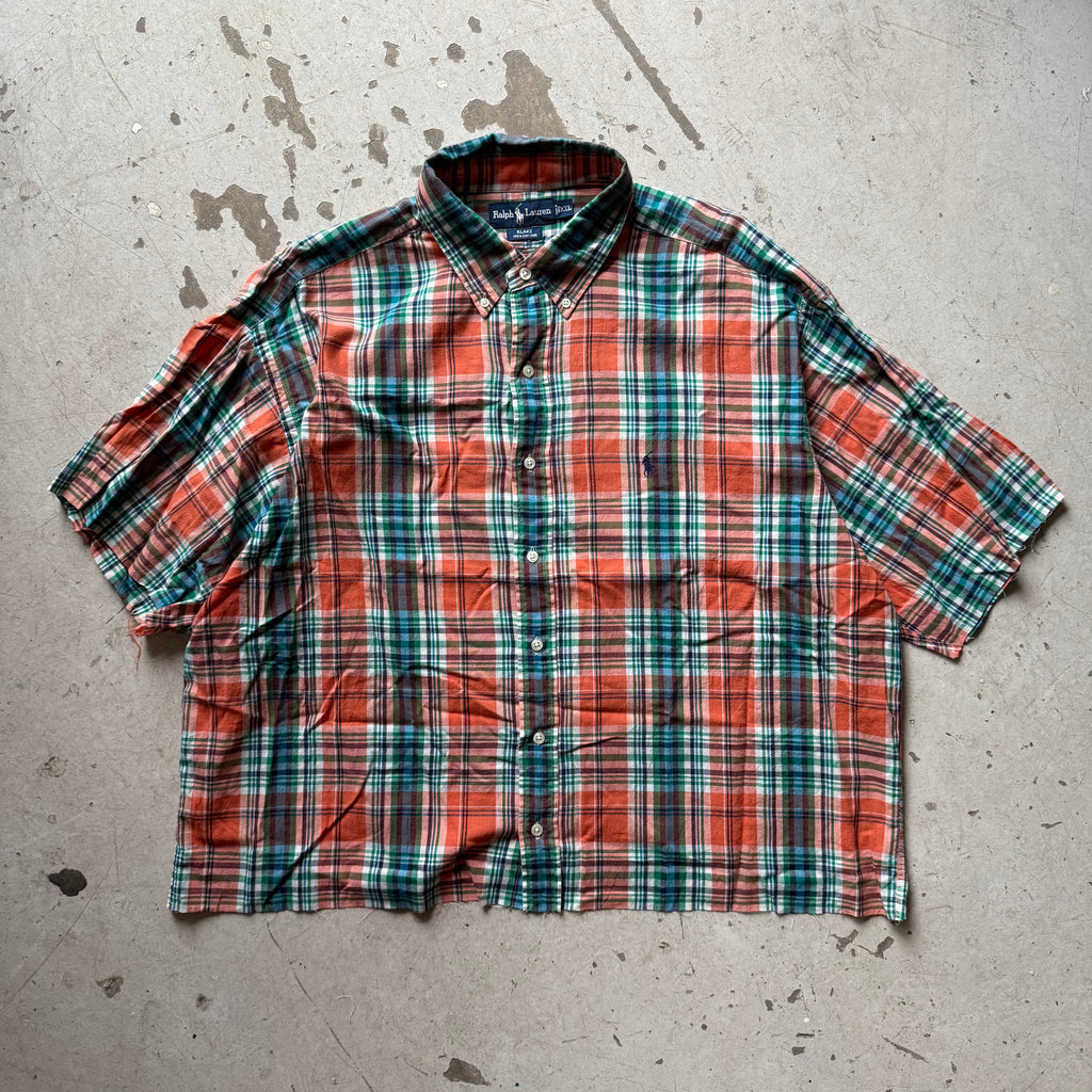 Ralph Lauren kortærmet skjorte – upcycled Large