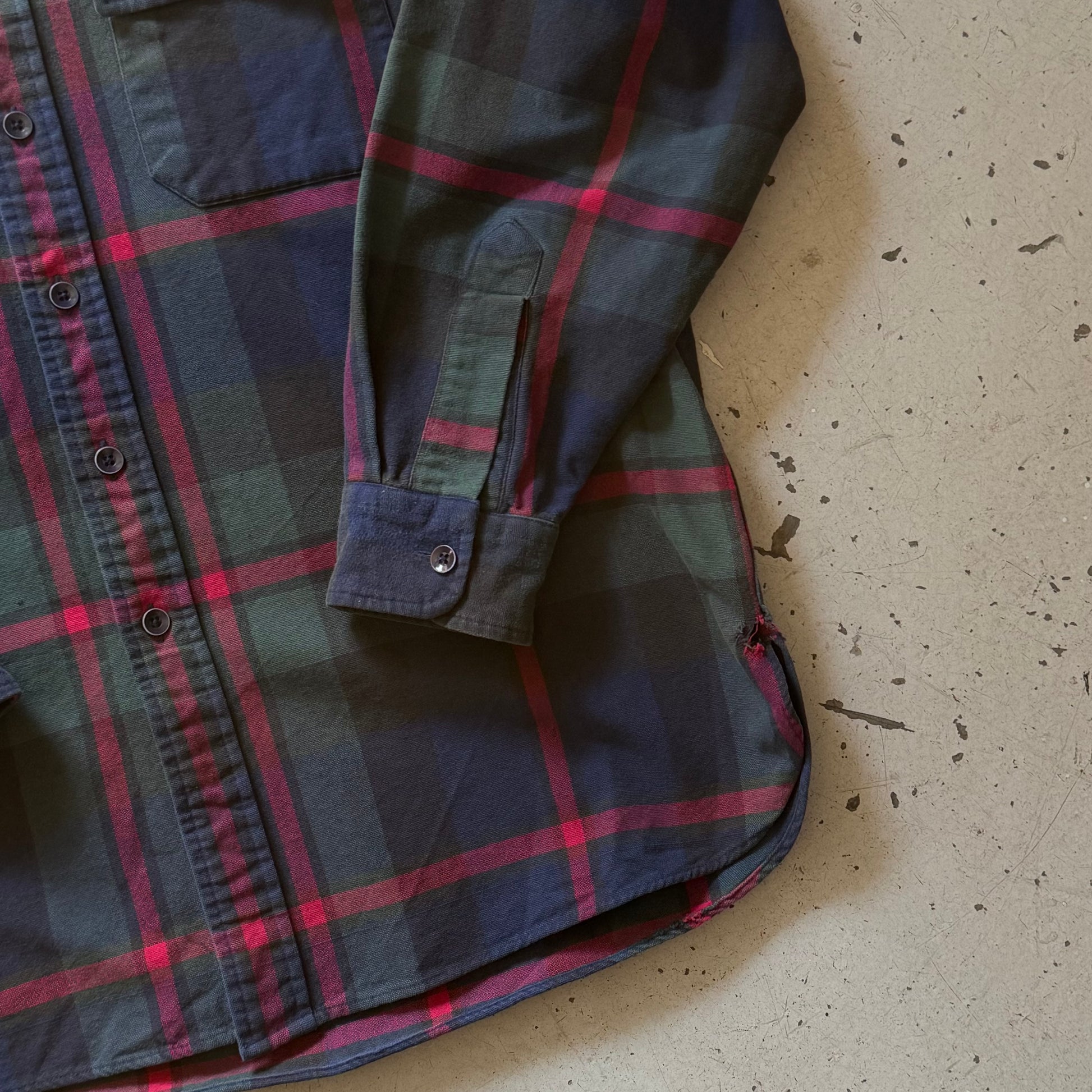 L.L.Bean | vintage flannel skjorte | ternet | L
