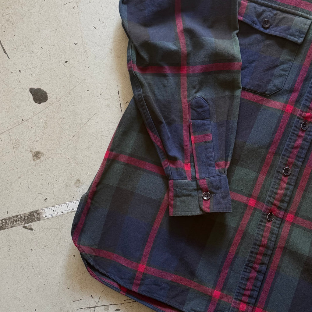 L.L.Bean | vintage flannel skjorte | ternet | L