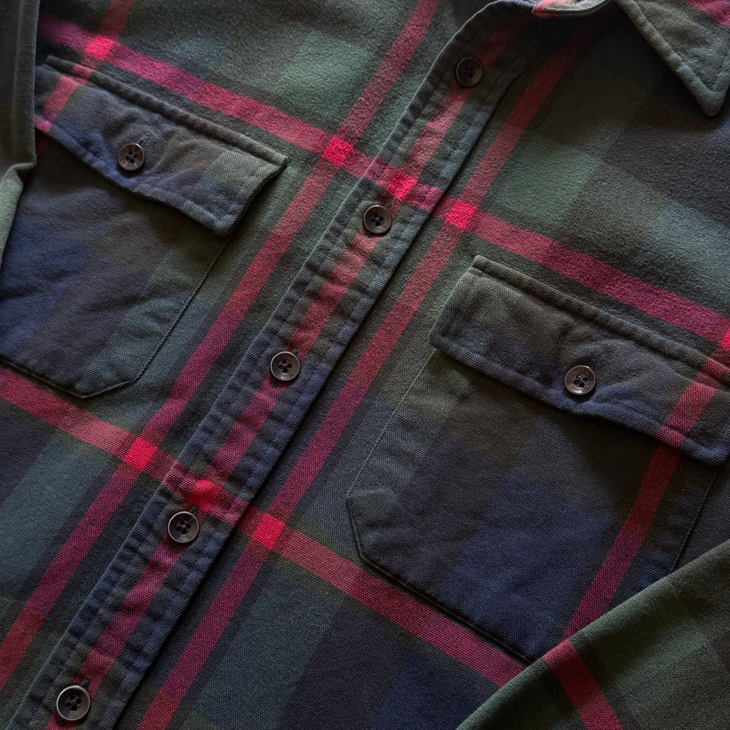 L.L.Bean | vintage flannel skjorte | ternet | L
