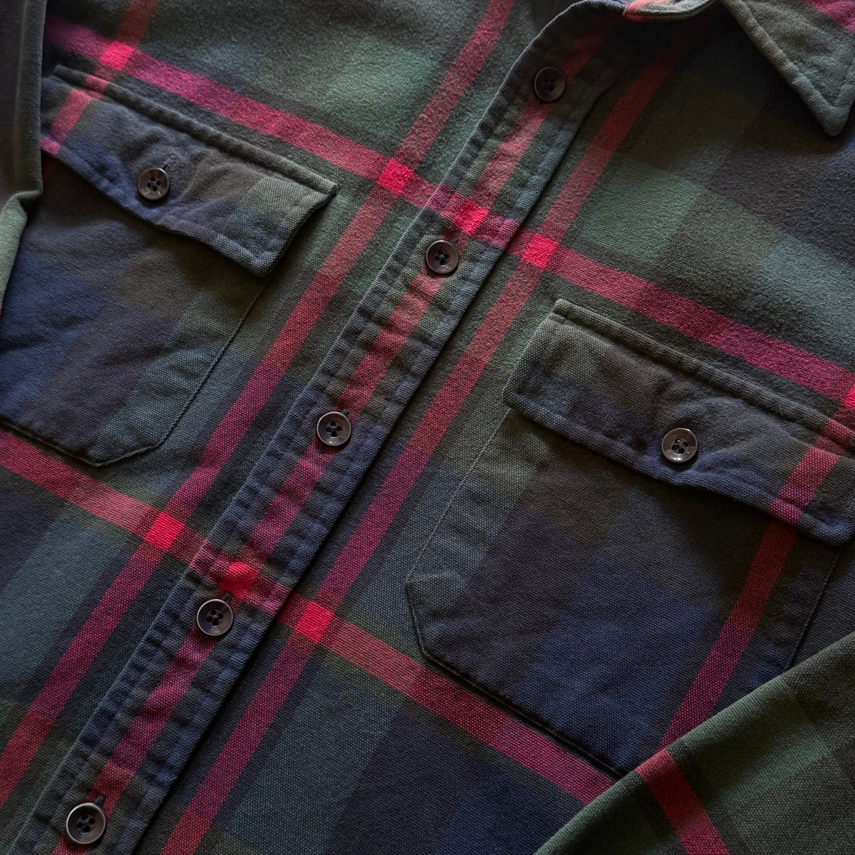 L.L.Bean | vintage flannel skjorte | ternet | L