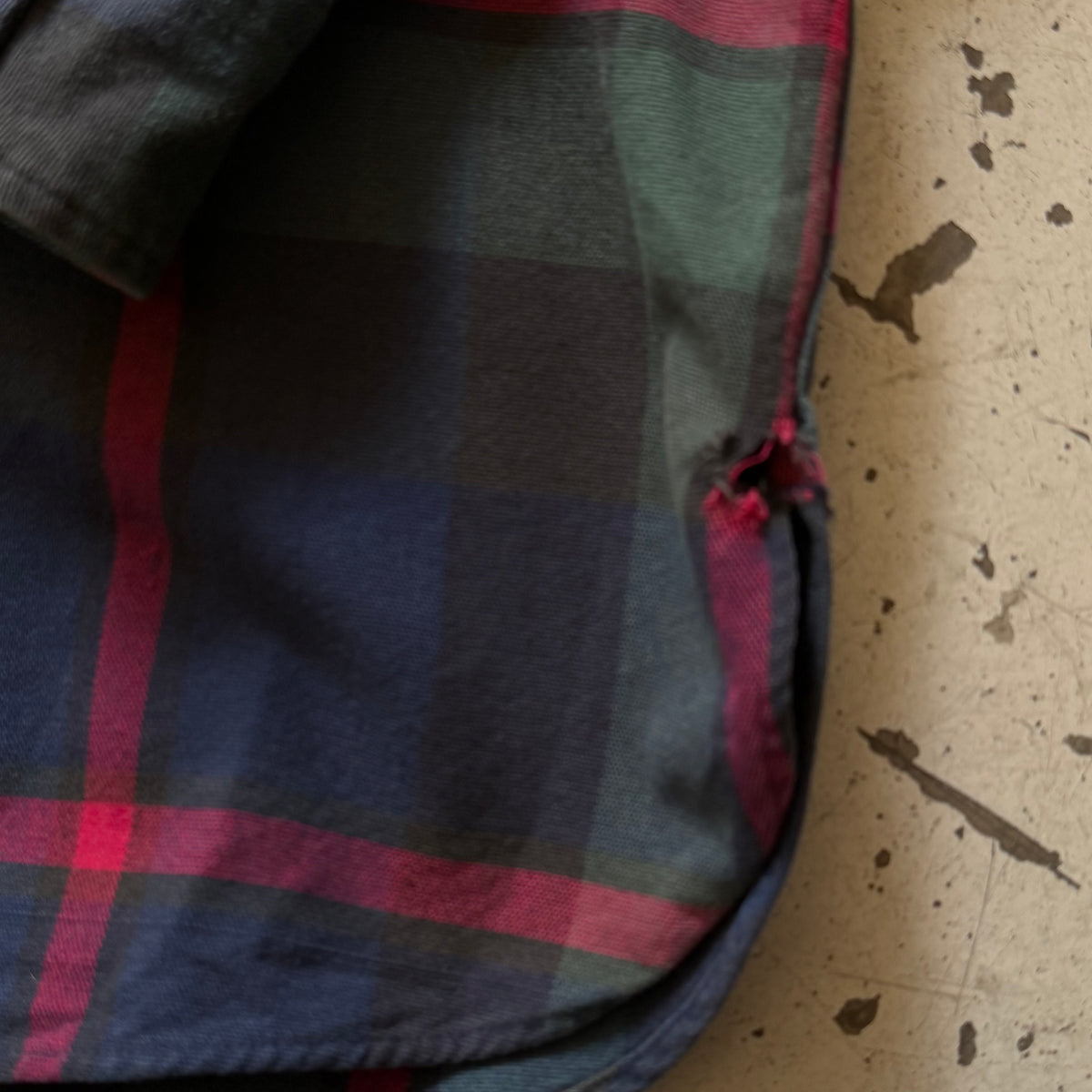L.L.Bean | vintage flannel skjorte | ternet | L