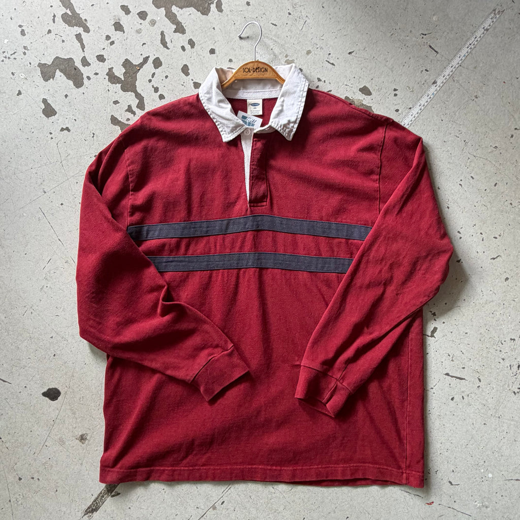 Rugby polo | OldNavy  | rød| XXL