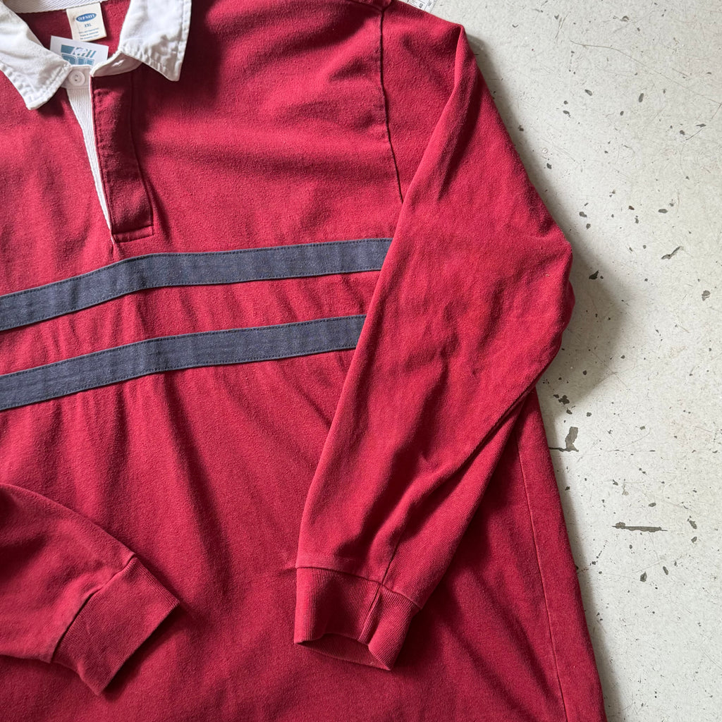 Rugby polo | OldNavy  | rød| XXL