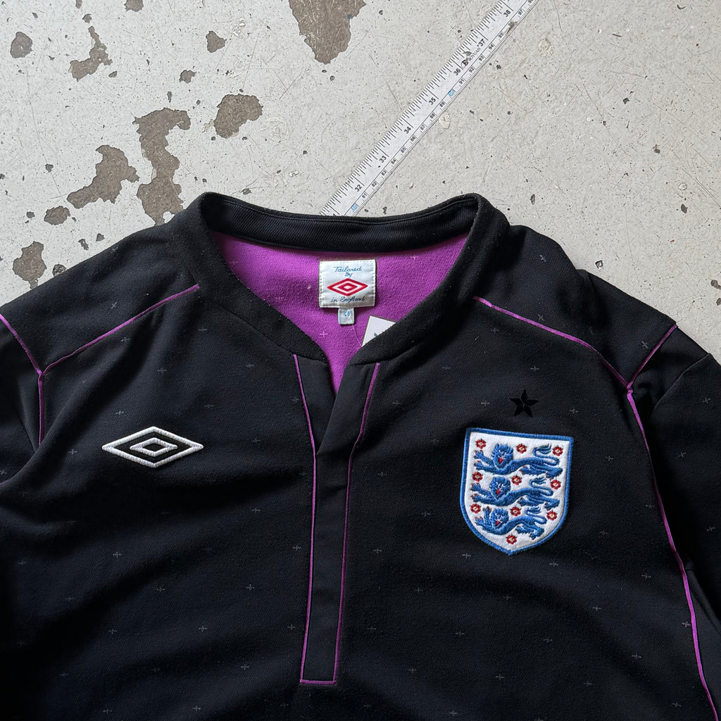 Umbro England | langærmet fodboldtrøje | sort/lilla | L