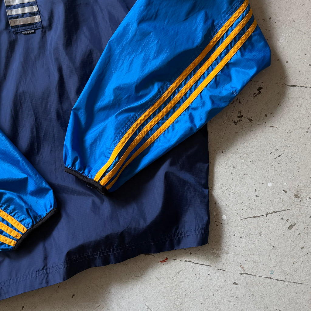 Adidas | vintage anorak windbreaker | blå/navy | L
