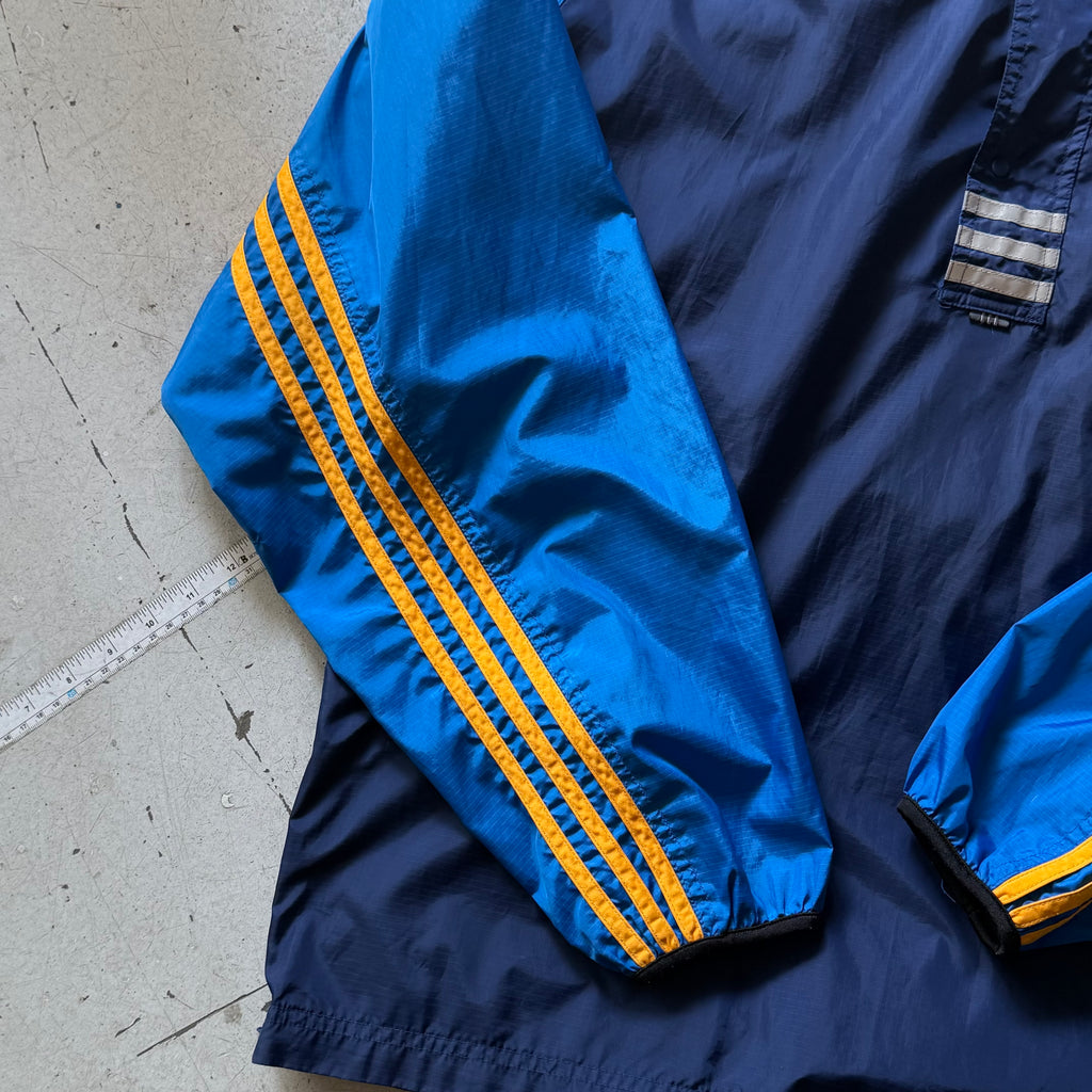 Adidas | vintage anorak windbreaker | blå/navy | L