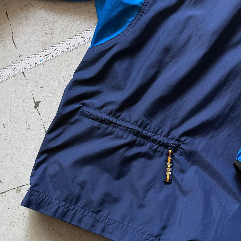 Adidas | vintage anorak windbreaker | blå/navy | L