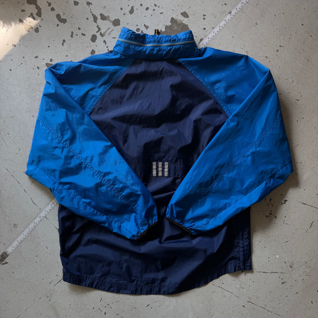 Adidas | vintage anorak windbreaker | blå/navy | L