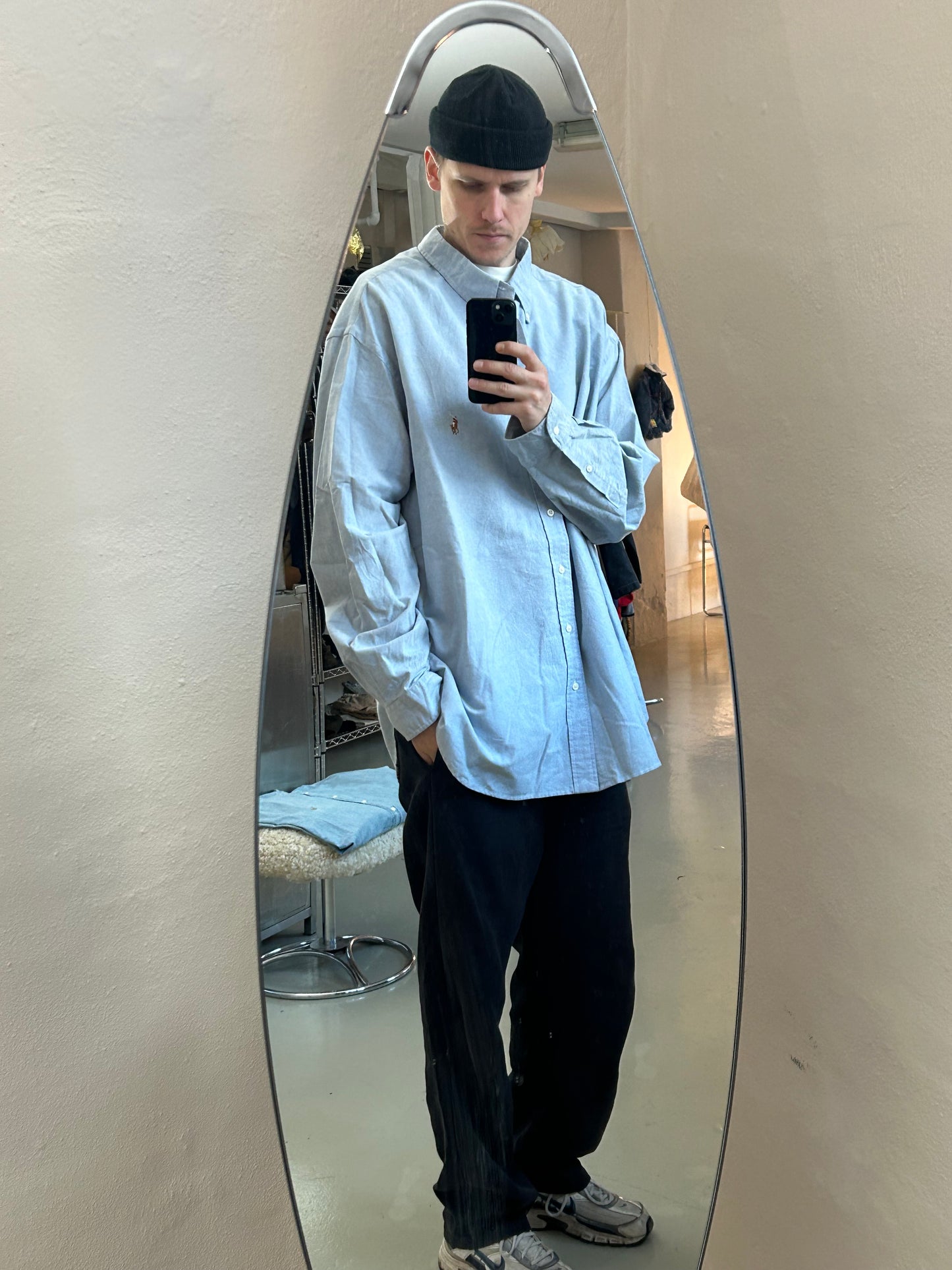 Oversized Ralph Lauren Skjorte - XL Fit