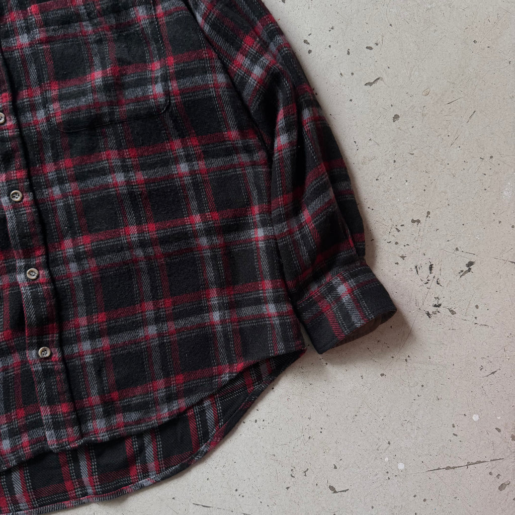 Vintage | flannel skjorte | ternet | M