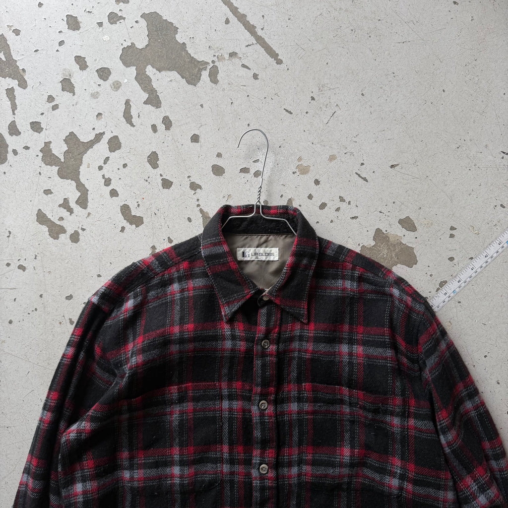 Vintage | flannel skjorte | ternet | M