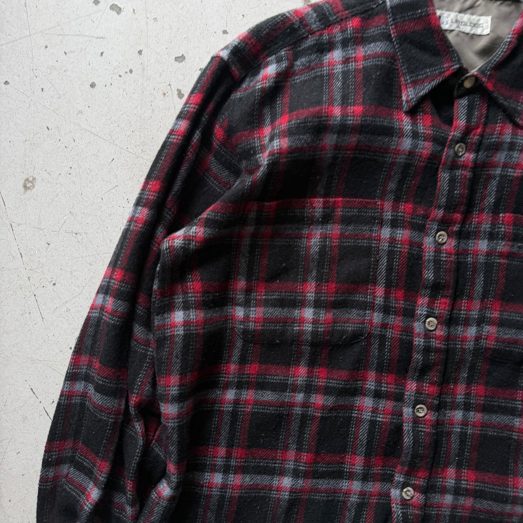 Vintage | flannel skjorte | ternet | M