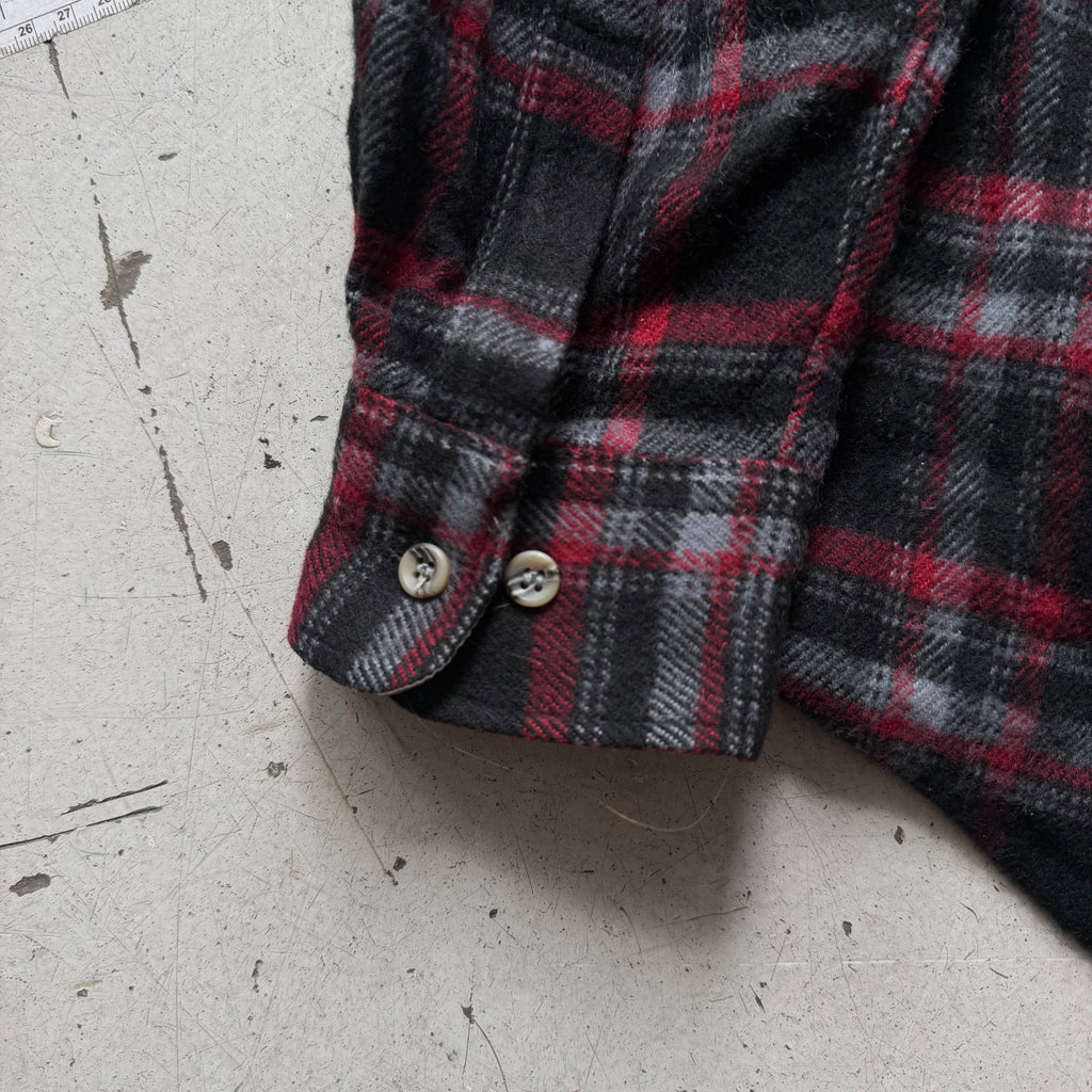 Vintage | flannel skjorte | ternet | M