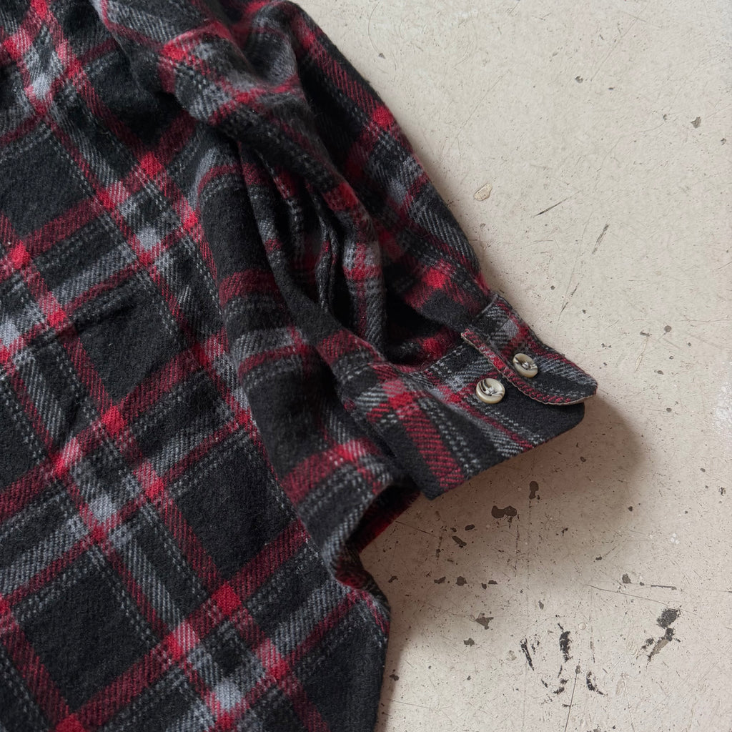 Vintage | flannel skjorte | ternet | M