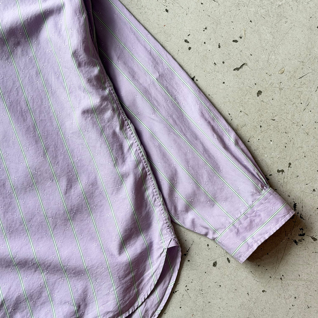 Ralph Lauren | stribet skjorte | lilla | XL