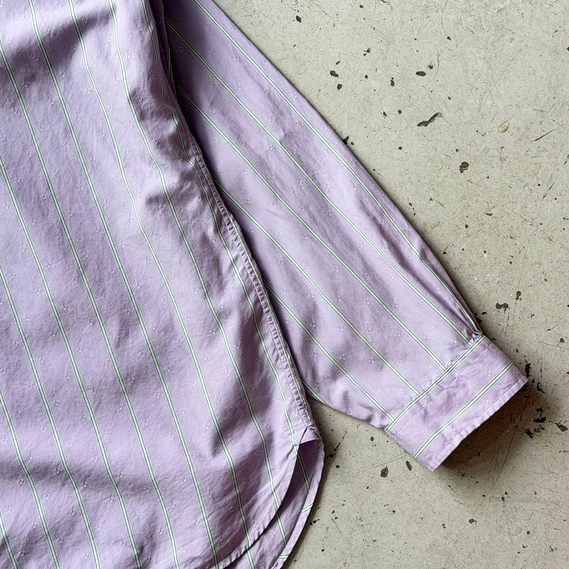 Ralph Lauren | stribet skjorte | lilla | XL