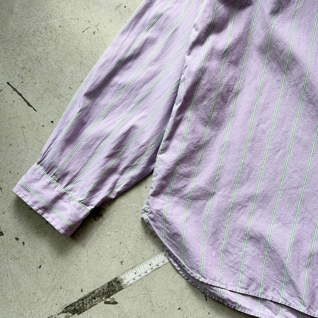 Ralph Lauren | stribet skjorte | lilla | XL