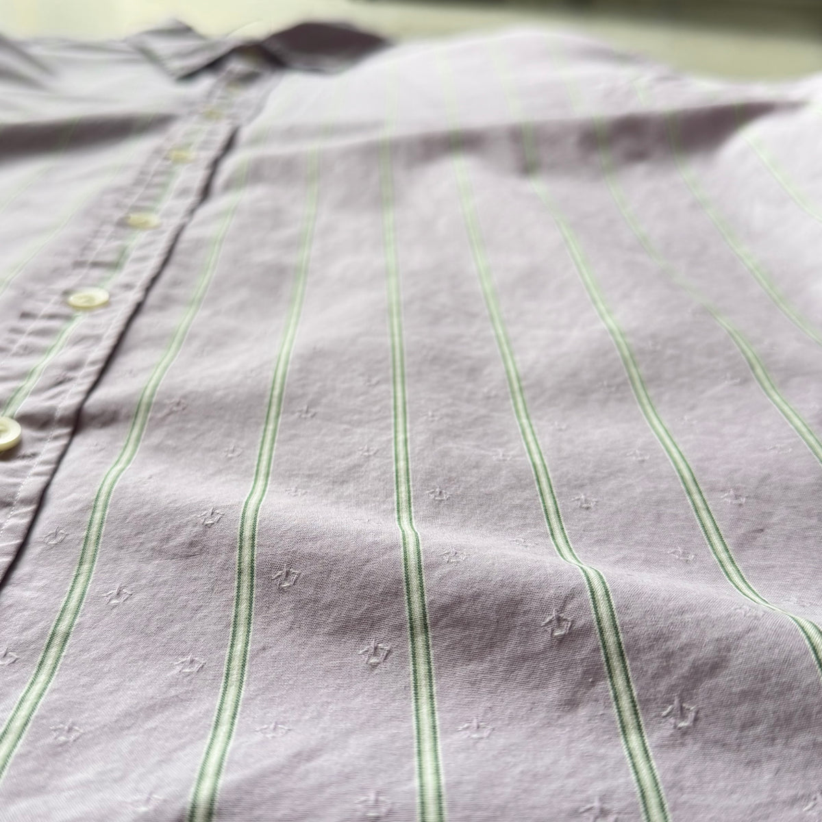 Ralph Lauren | stribet skjorte | lilla | XL