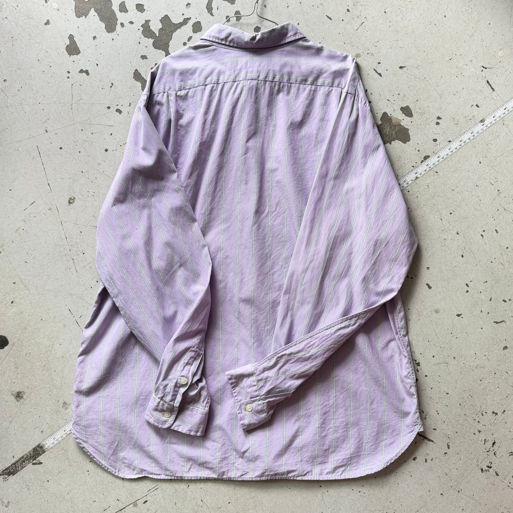 Ralph Lauren | stribet skjorte | lilla | XL