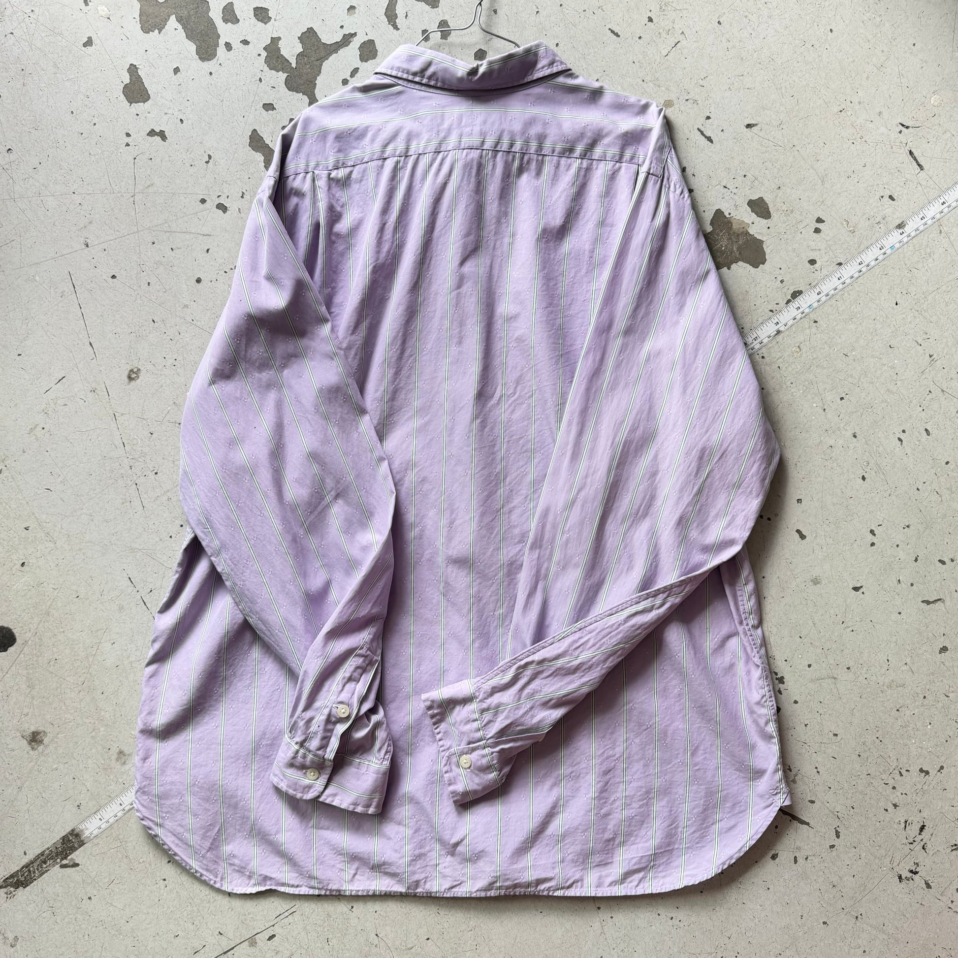 Ralph Lauren | stribet skjorte | lilla | XL