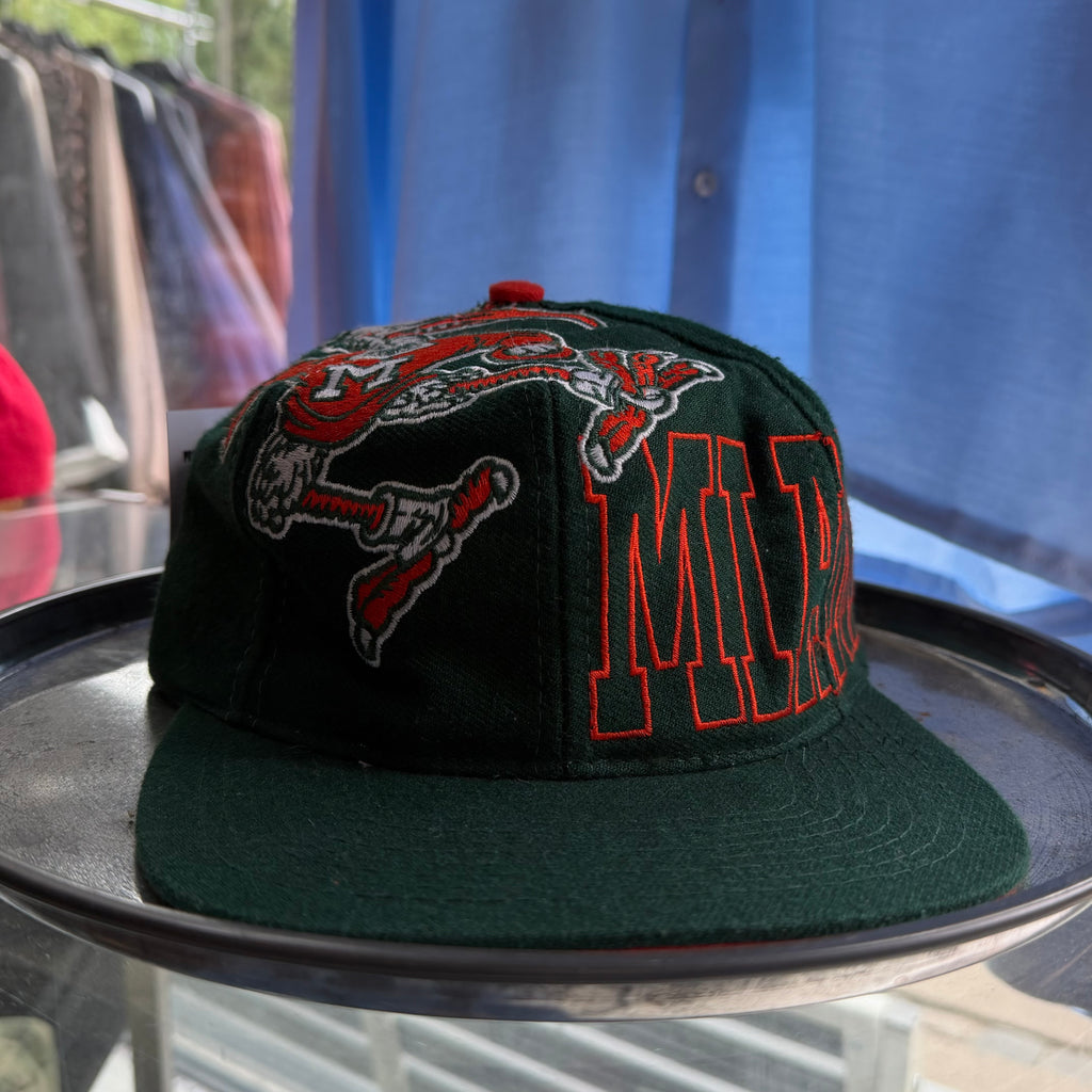 Miami Hurricanes | Snapback Cap | rød | one size