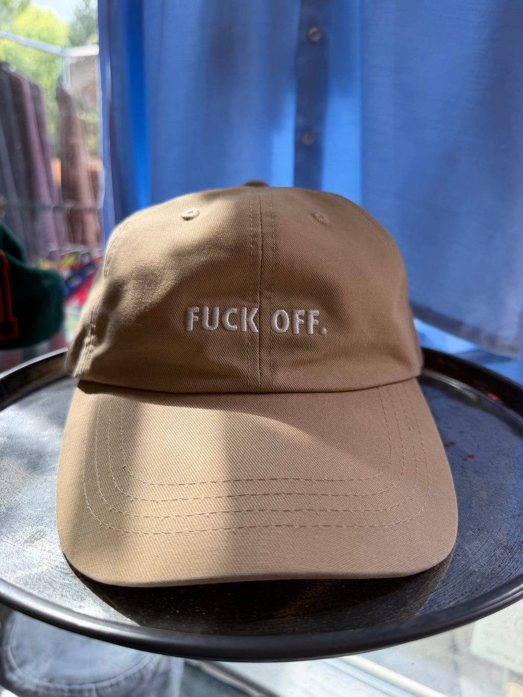 Fuck Off | Cap | beige | one size