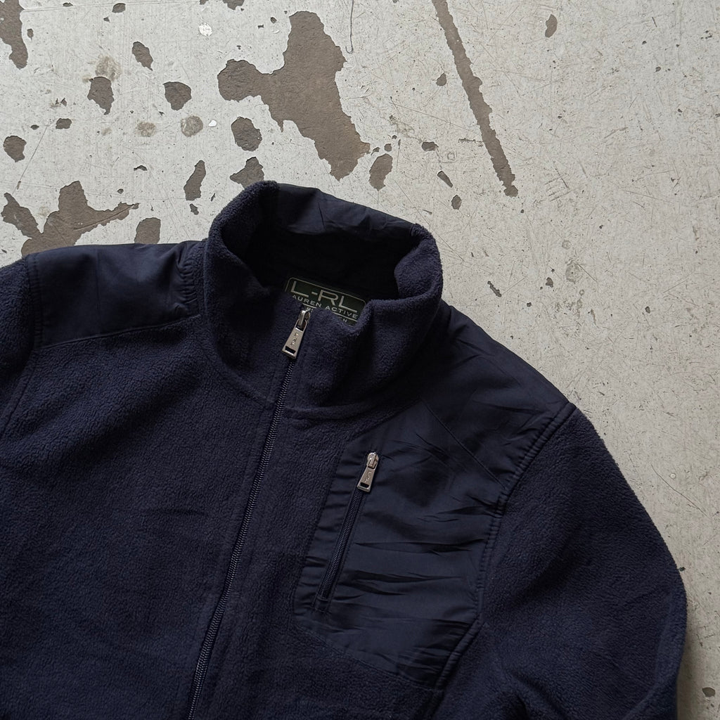 Ralph Lauren fleecejakke vintage navy Lauren Active - Small
