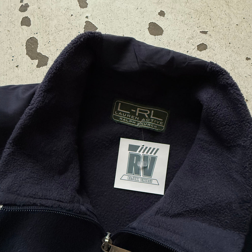 Ralph Lauren fleecejakke vintage navy Lauren Active - Small