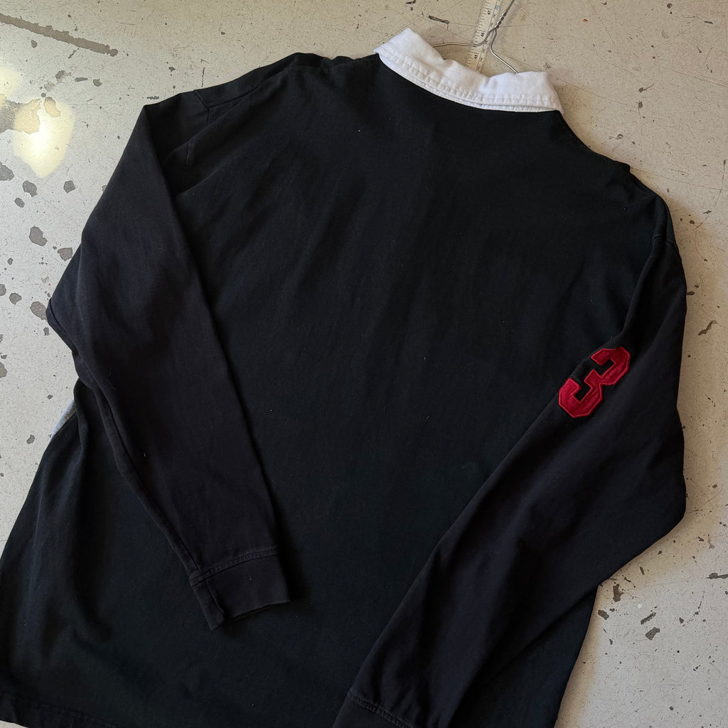 U.S. Polo Assn. | rugby polo | sort/grå | XL