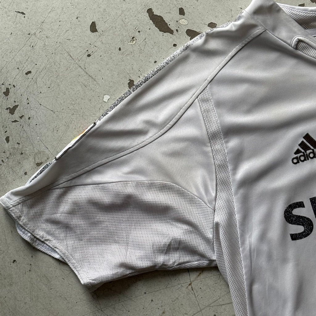 Adidas Real Madrid trøje vintage hvid Siemens 2003/04 str. M