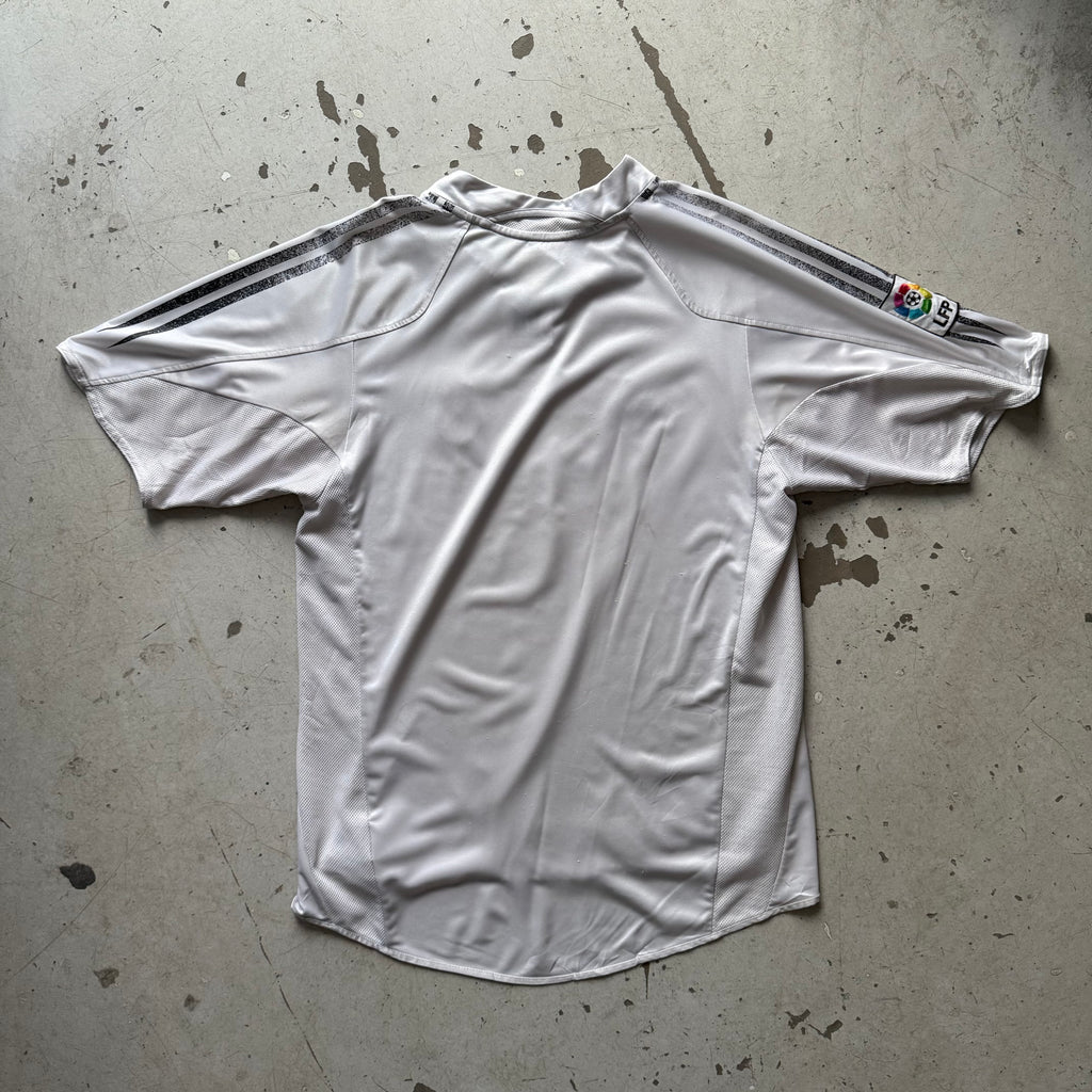 Adidas Real Madrid trøje vintage hvid Siemens 2003/04 str. M