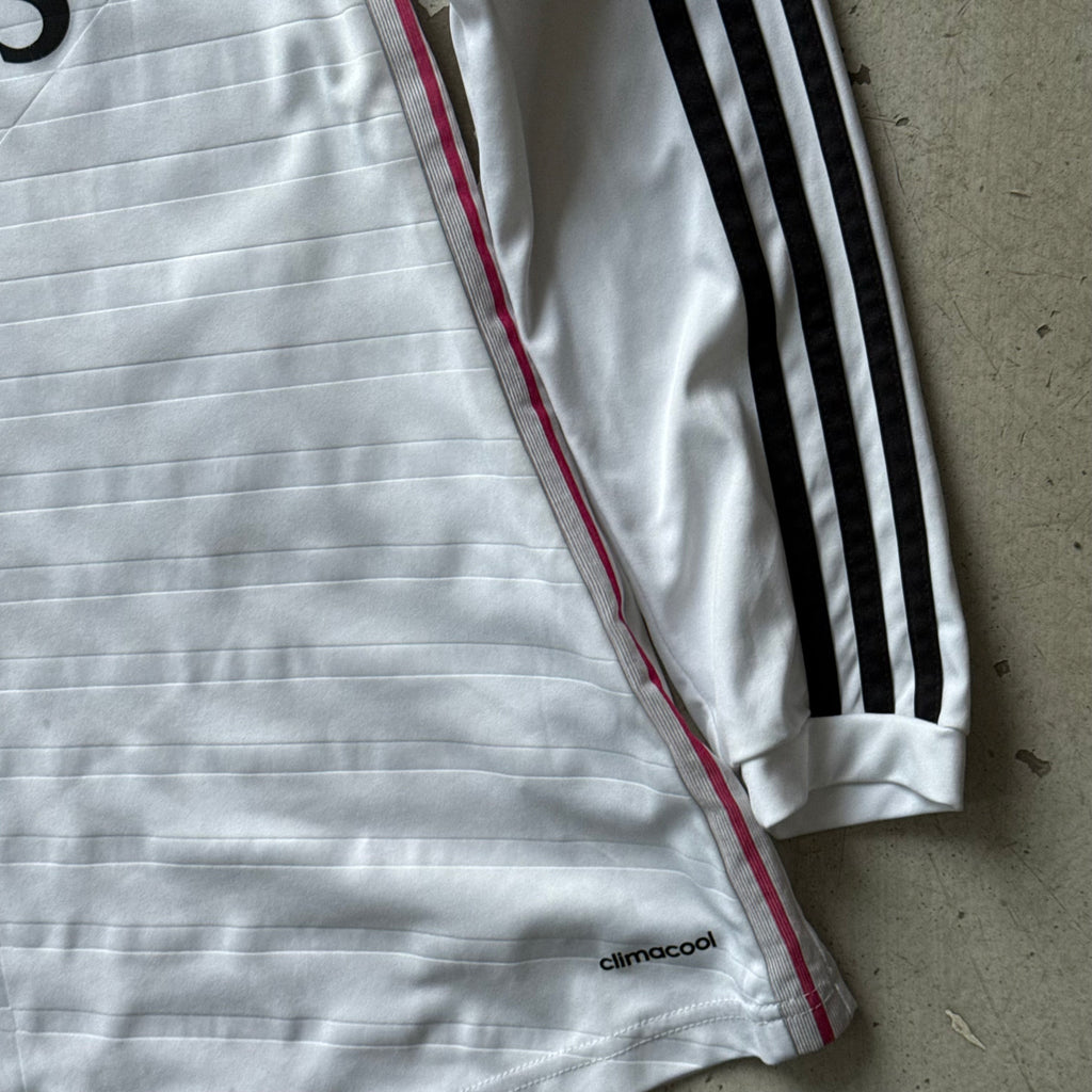 Adidas Real Madrid vintage fodboldtrøje hvid Ronaldo #7 M