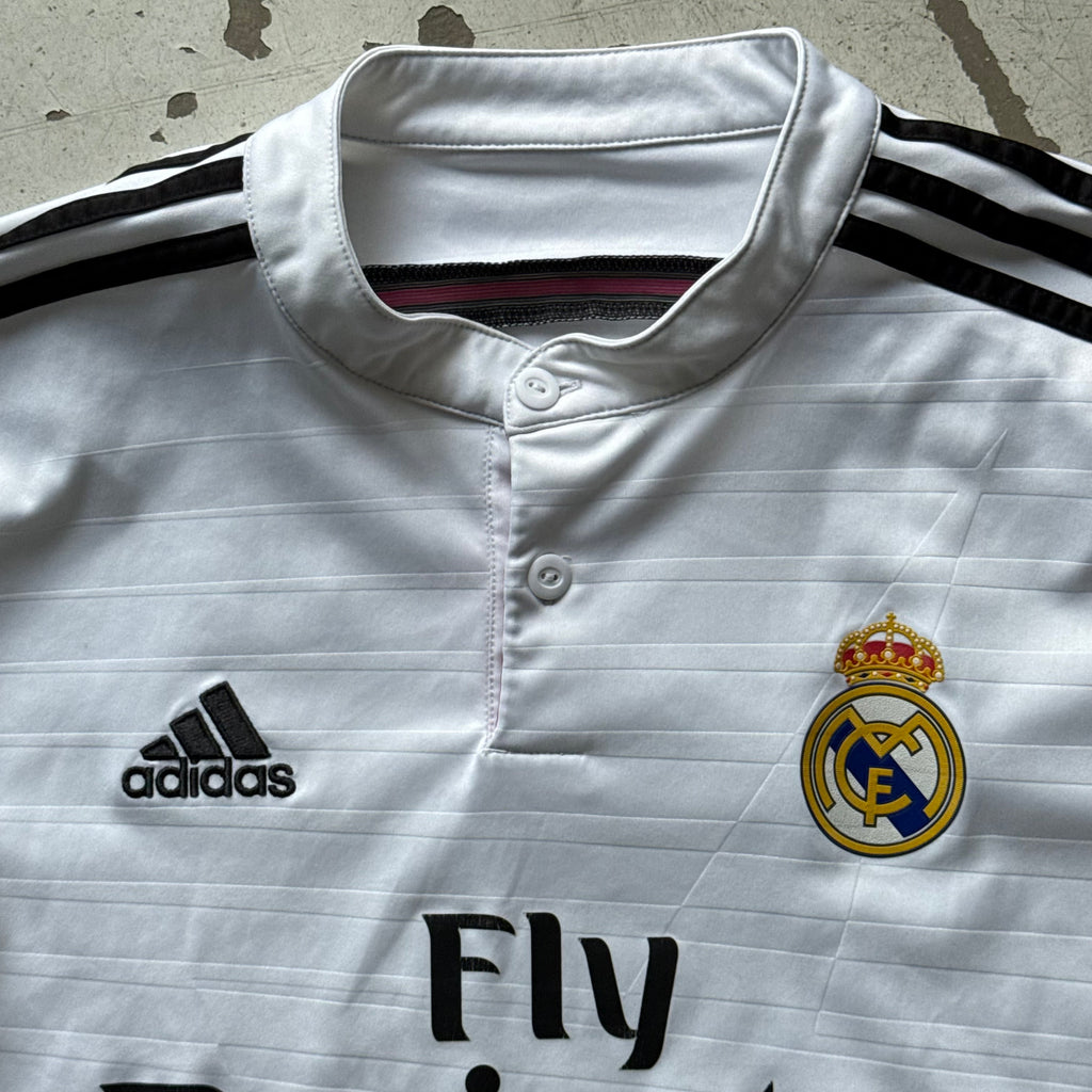 Adidas Real Madrid vintage fodboldtrøje hvid Ronaldo #7 M