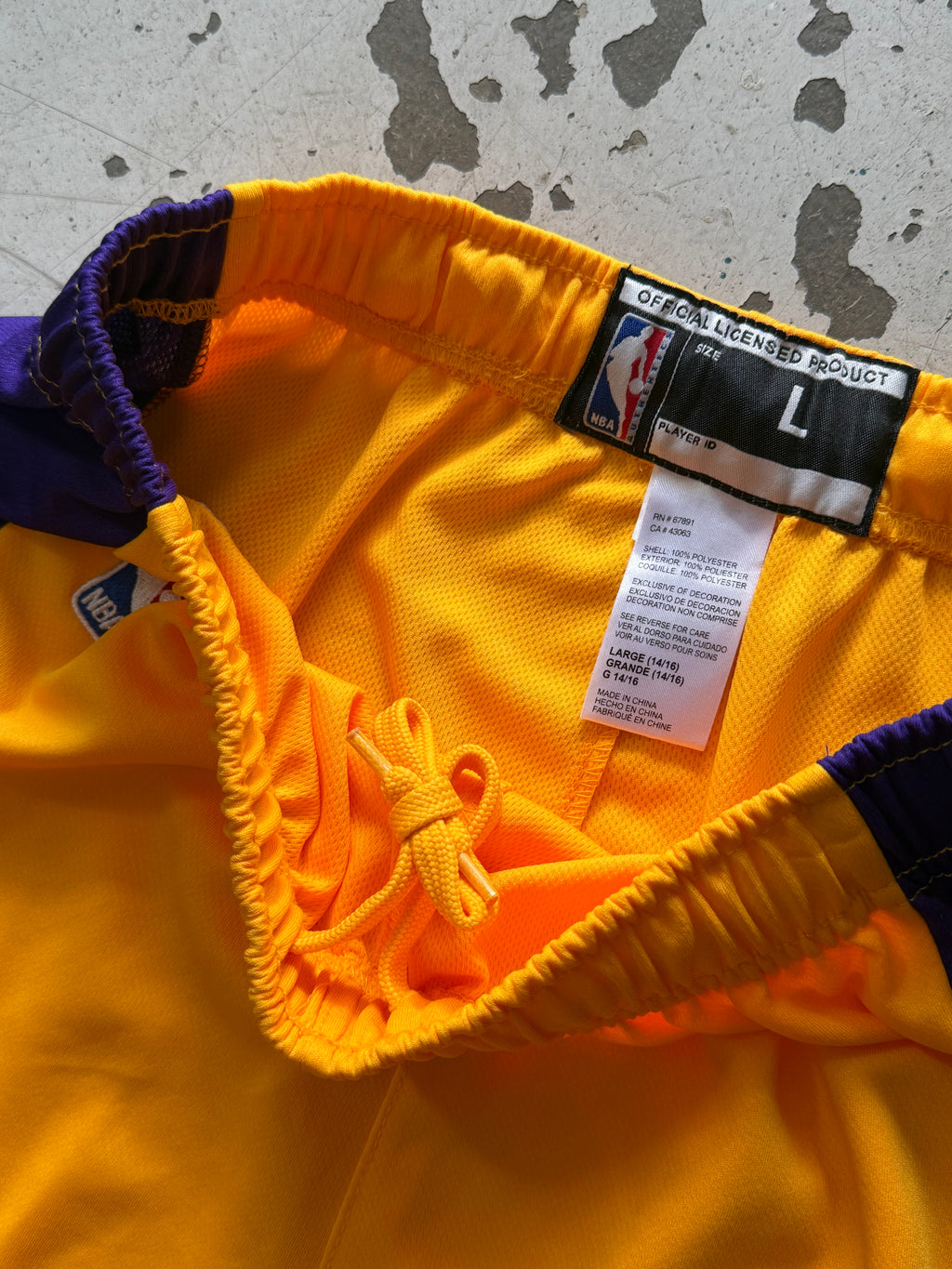 LA Lakers | Basketball shorts | Gul/Lilla | S