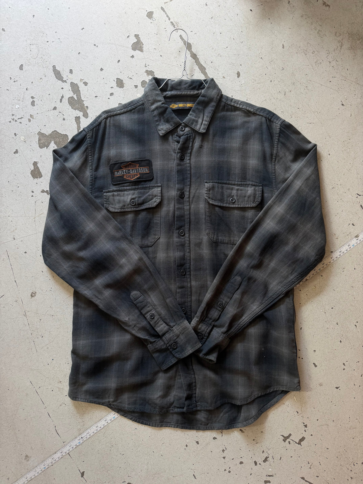 Harley Davidson | Skjorte | Sort/Grå | L