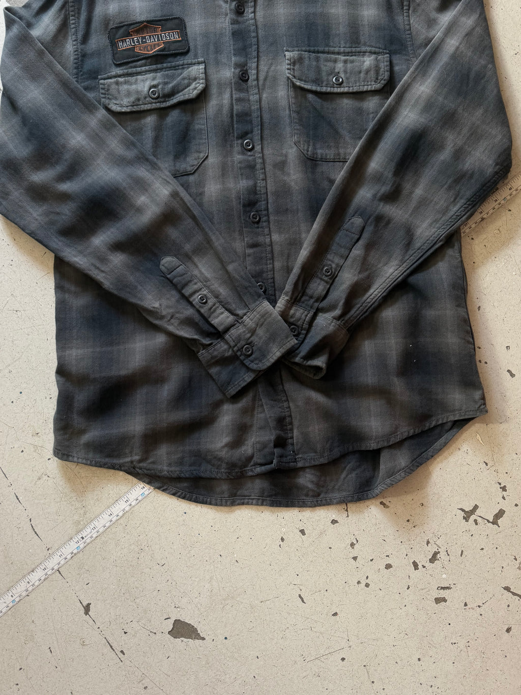Harley Davidson | Skjorte | Sort/Grå | L