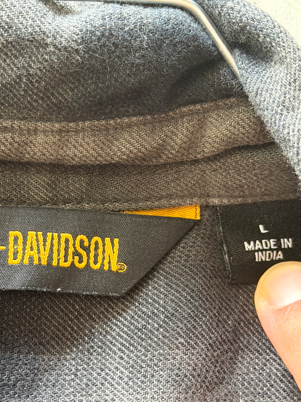 Harley Davidson | Skjorte | Sort/Grå | L