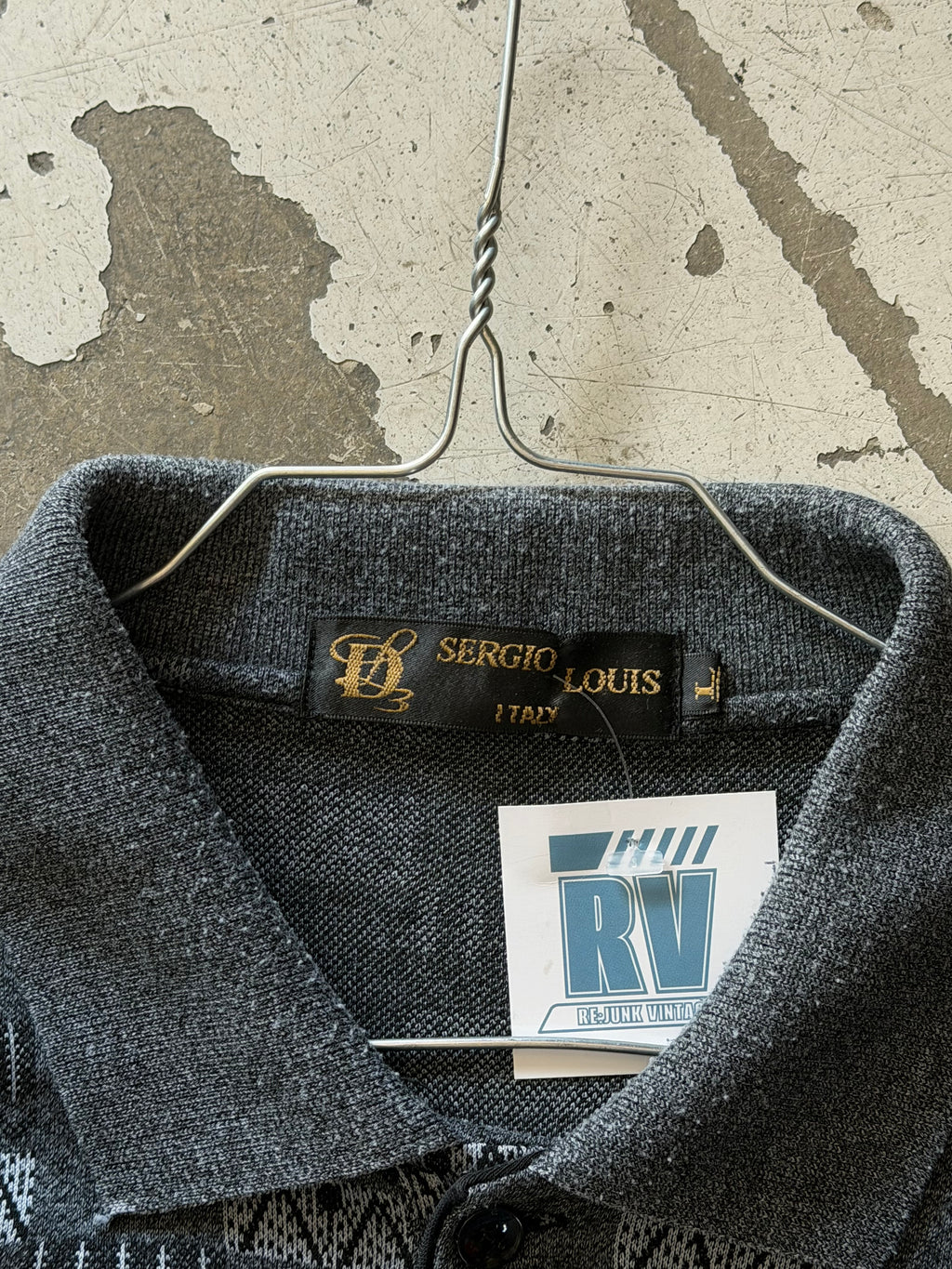 Sergio Louis | Vintage polo | grå | L