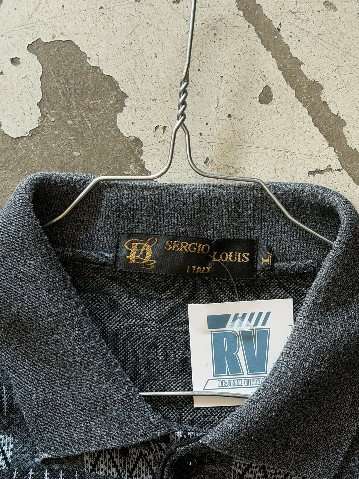Sergio Louis | Vintage polo | grå | L