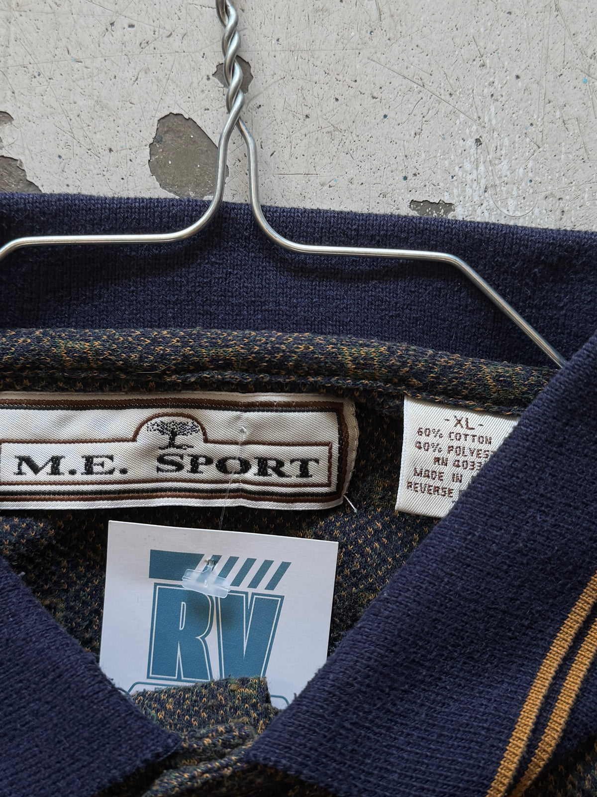 M.E. Sport | Vintage polo | navy | XL