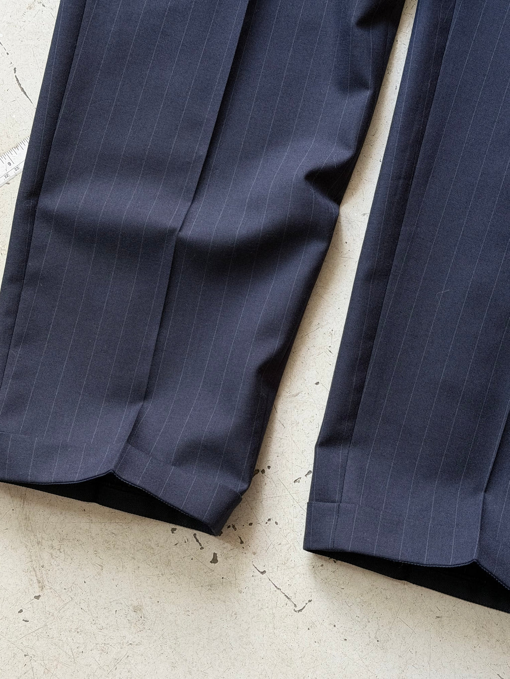 Trousers | Vintage | Navy | W34 L34