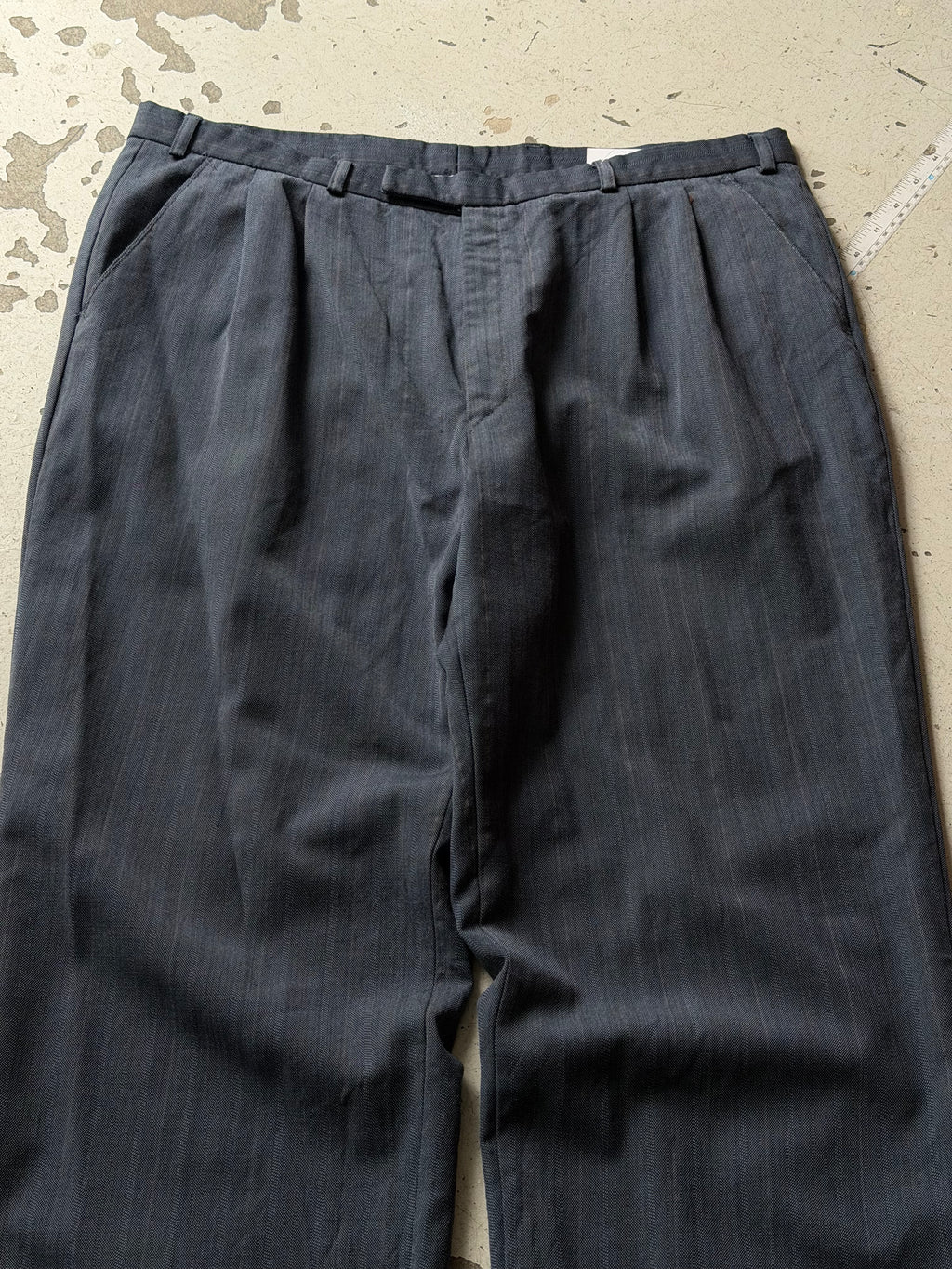 Trousers | Vintage | Blå/Grå | W34 L32