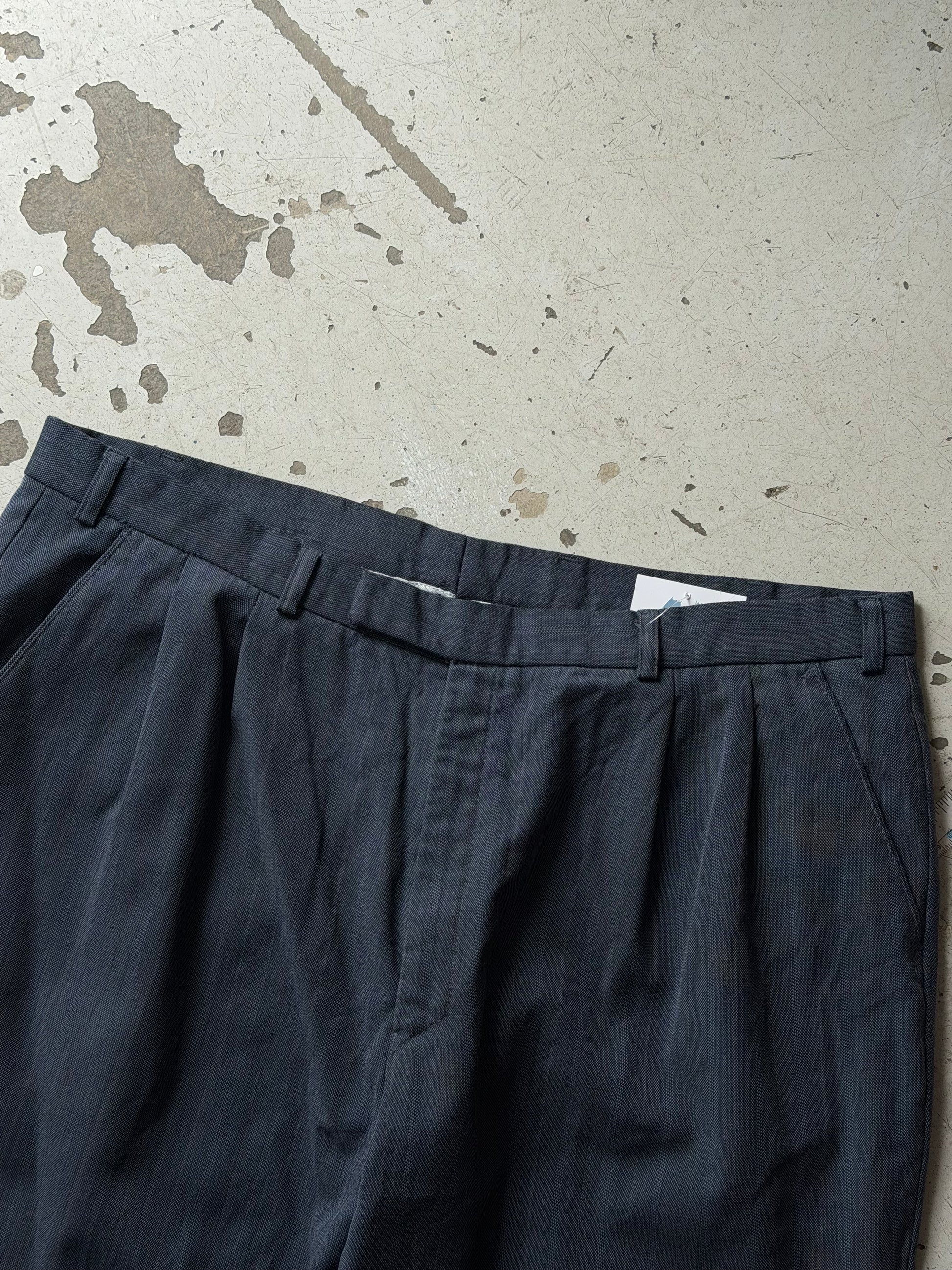 Trousers | Vintage | Blå/Grå | W34 L32