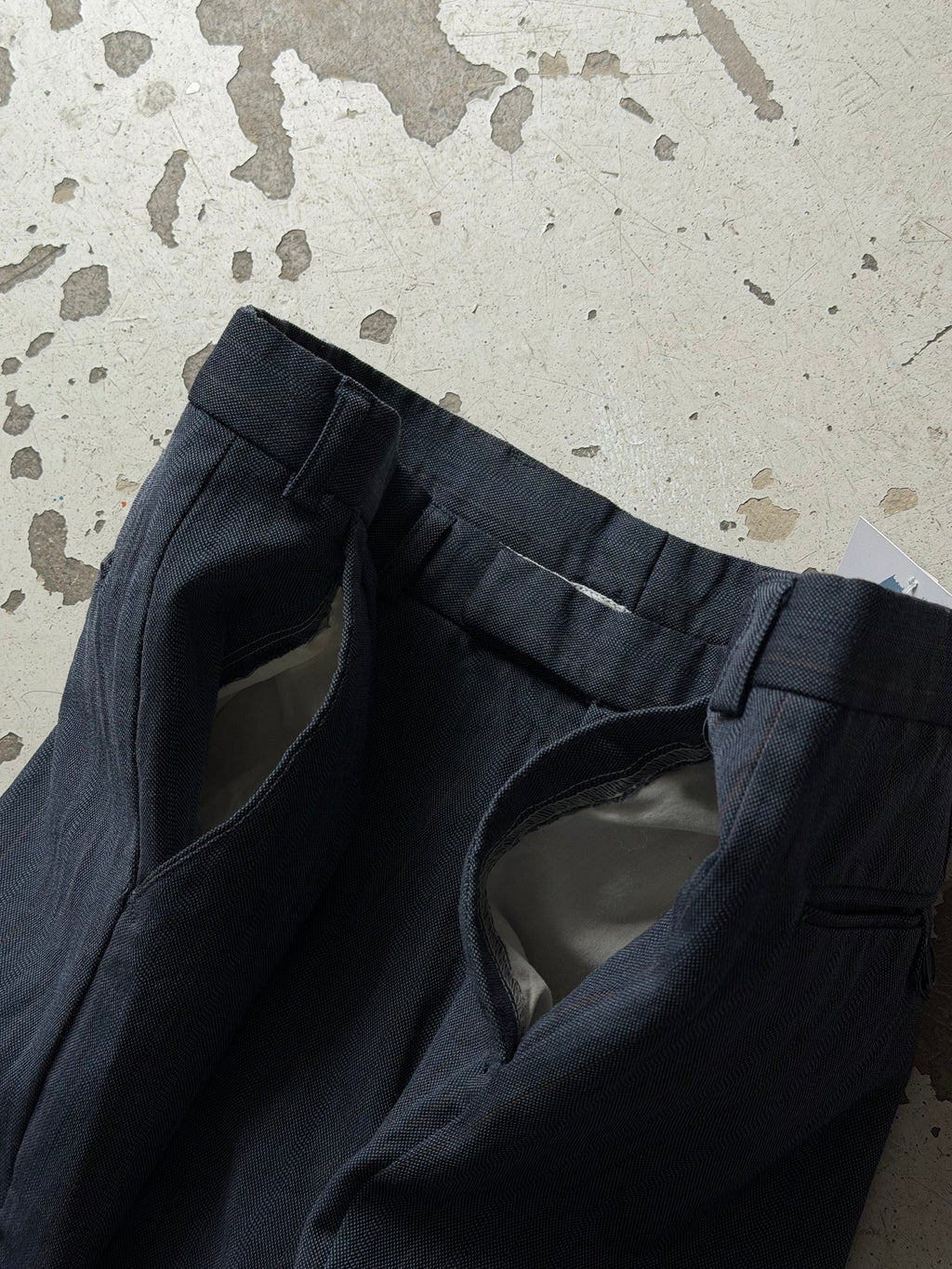 Trousers | Vintage | Blå/Grå | W34 L32
