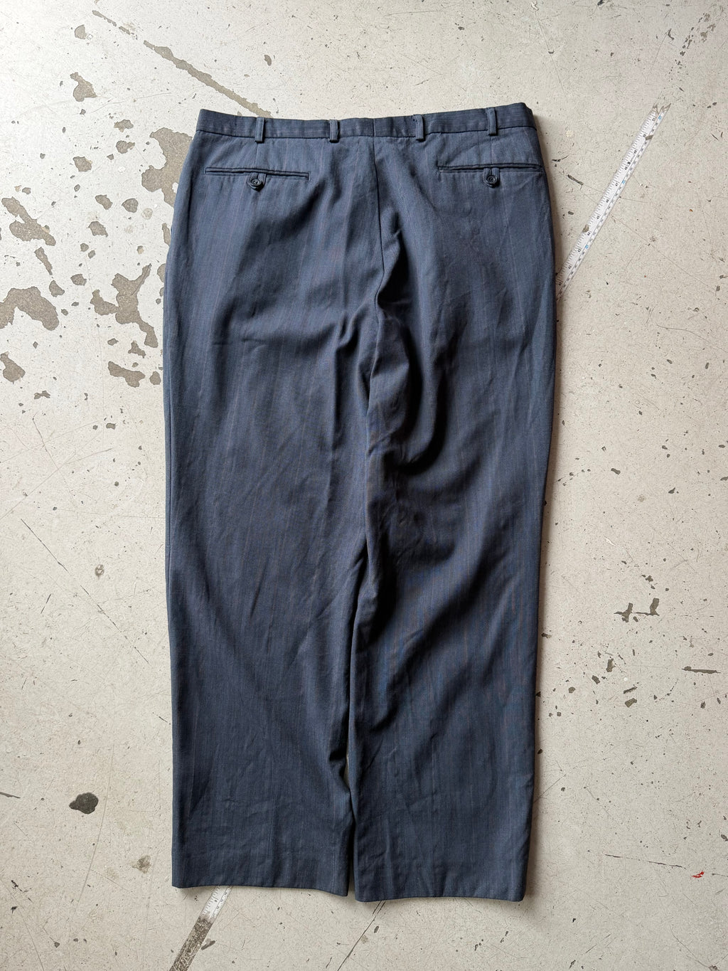 Trousers | Vintage | Blå/Grå | W34 L32