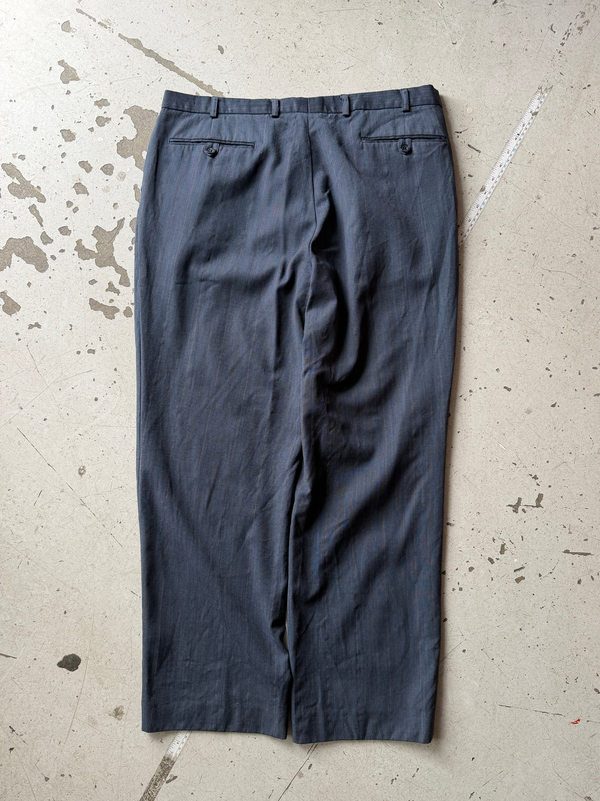 Trousers | Vintage | Blå/Grå | W34 L32