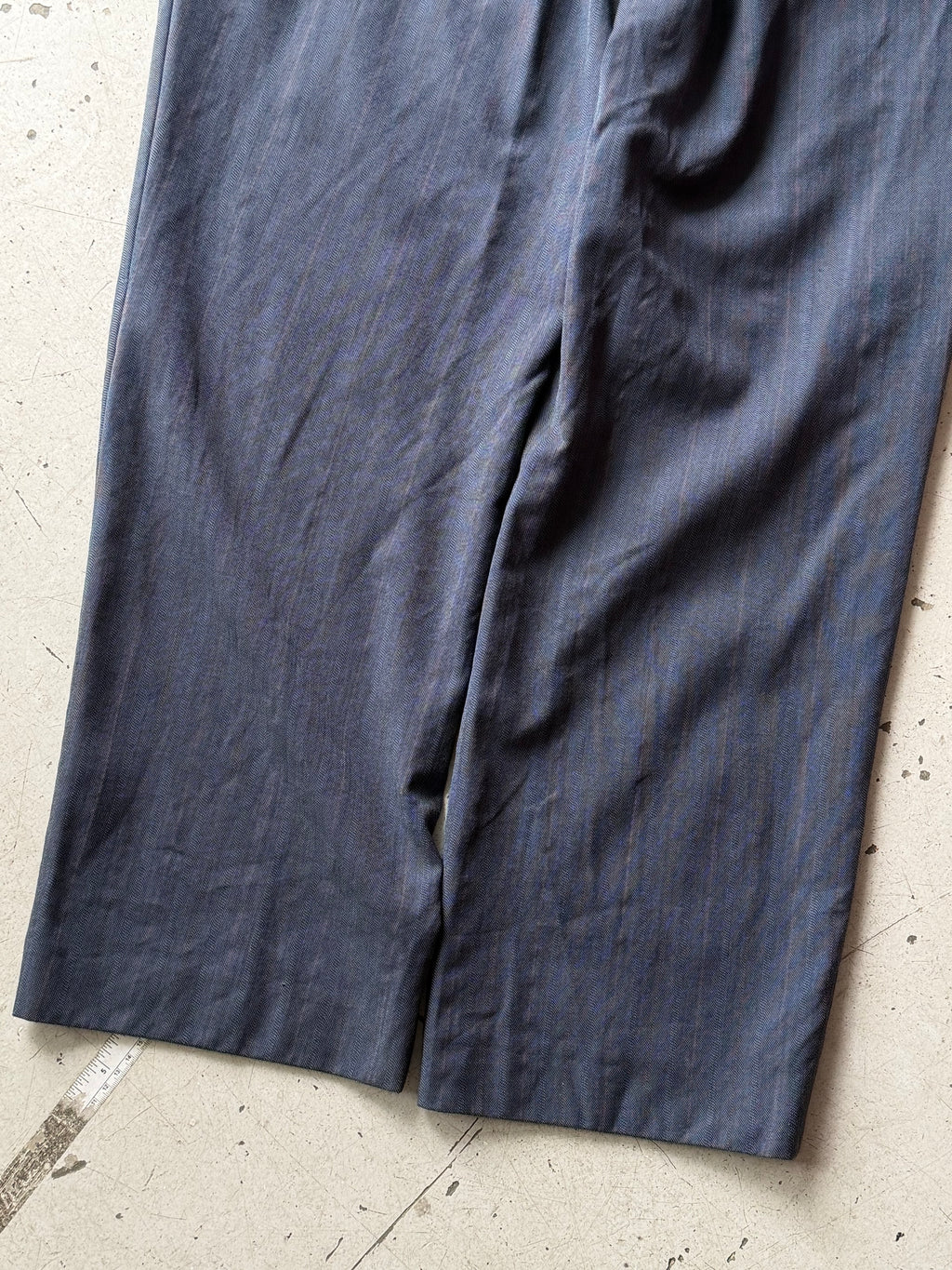Trousers | Vintage | Blå/Grå | W34 L32