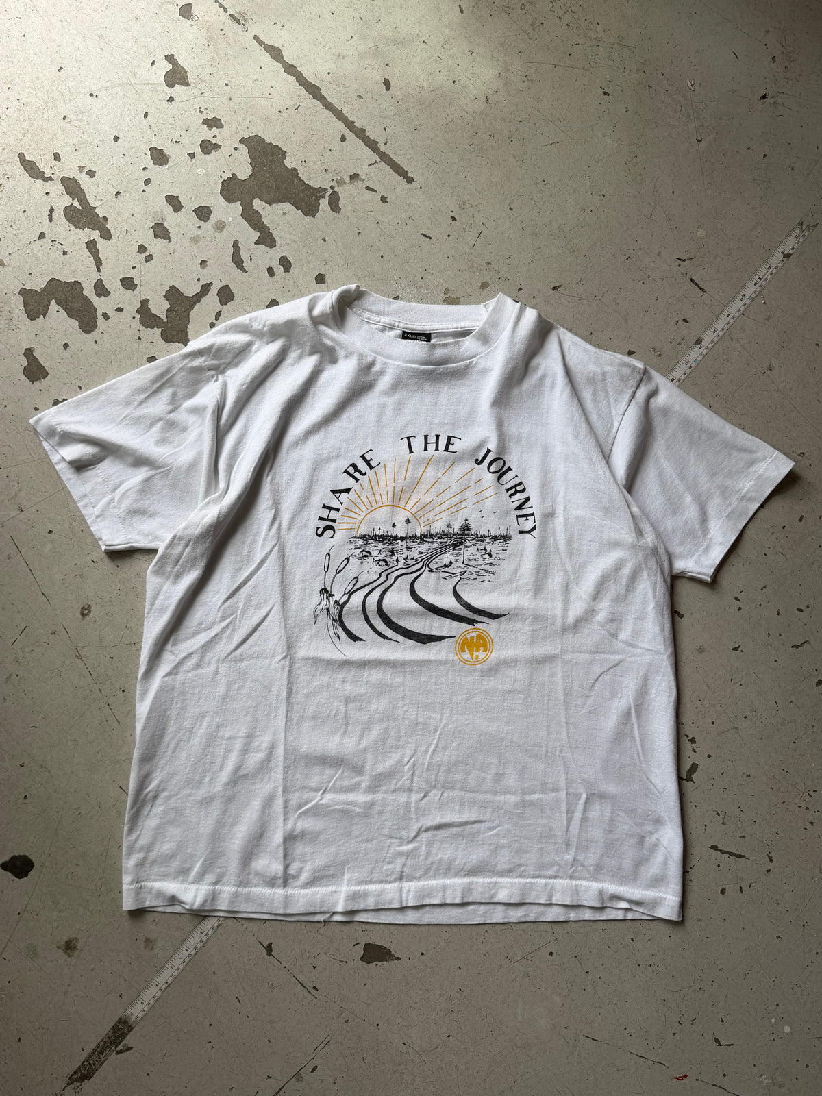 Made in USA |  Single Stich T-shirt | hvid | XL