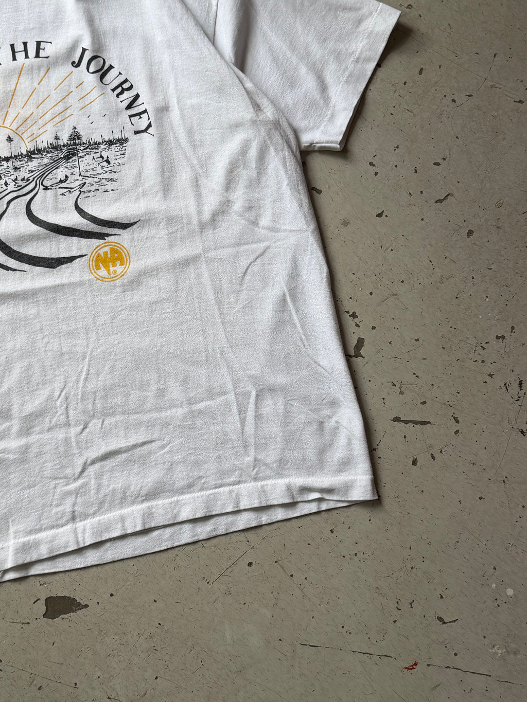 Made in USA |  Single Stich T-shirt | hvid | XL